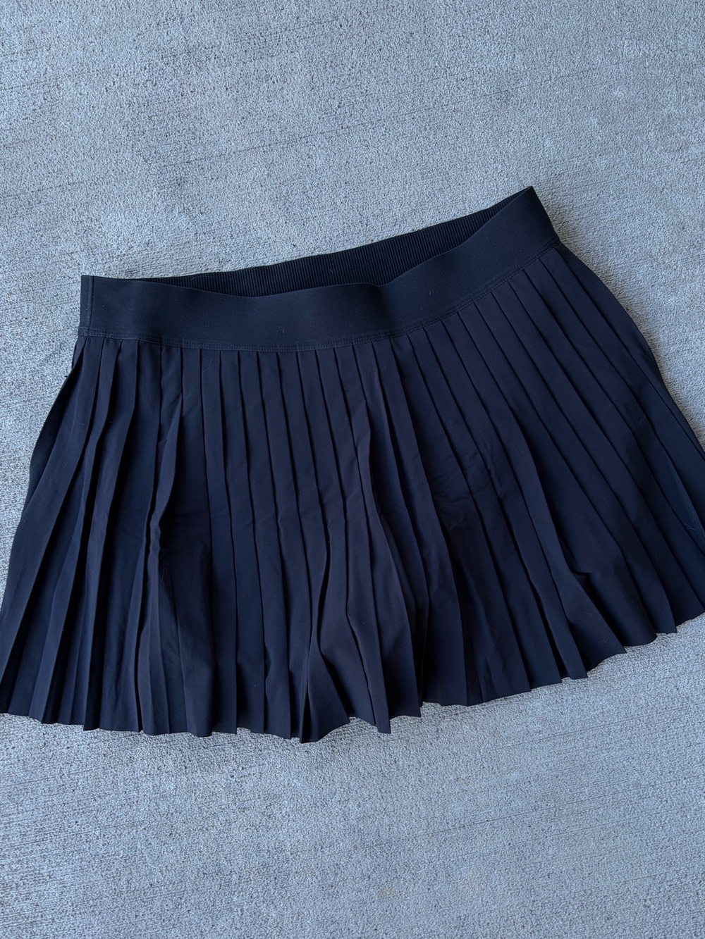 Athleta match point pleated skort black skirt NWOT athletic bottoms